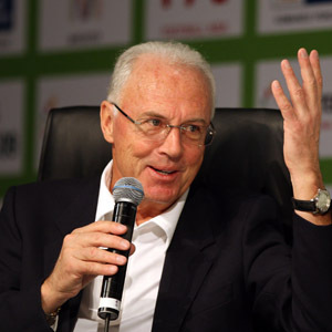 Franz Beckenbauer of Germany during day 2 of Soccerex 2009 in Johannesburg South Africa
©Barry Aldworth/Backpagepix